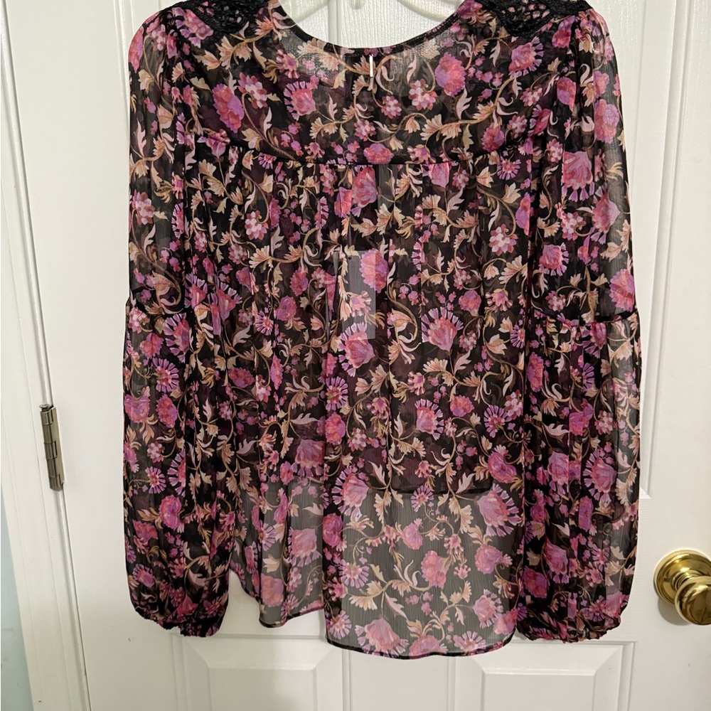 Misa LA Rosette Fleur Sheer Rosie Top *NEW WITH TAGS* - Picture 7 of 10